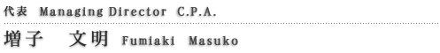 \  managing director  C.P.A. q@@Fumiaki-Masuko